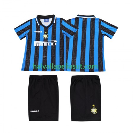 Jalkapallo Pelipaidat/Peliasut Inter Milan Retro Lasten Kotipaita 1997 1998 Lyhythihainen
